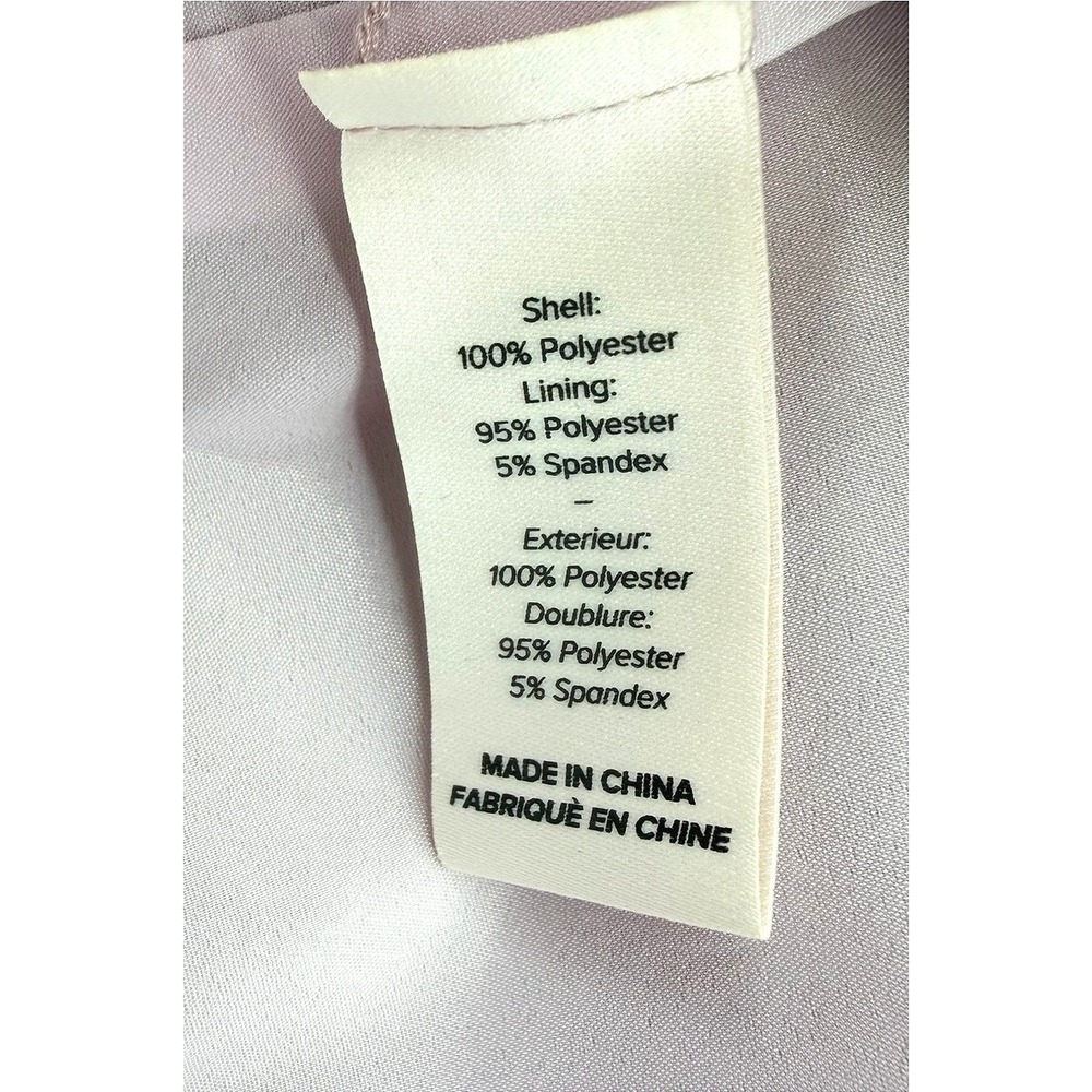 Cinq a Sept Kylie Ruched Sleeve Satin Blazer Light Pink Size 10 - Picture 3 of 9